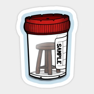 Stool Sample Sticker